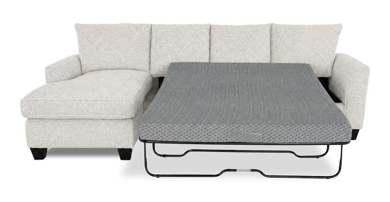 Sofa-lit sectionnel de gauche personnalisable Arc de Sofa Lab fabriqué au Canada en tissu - Teddy Riverrock