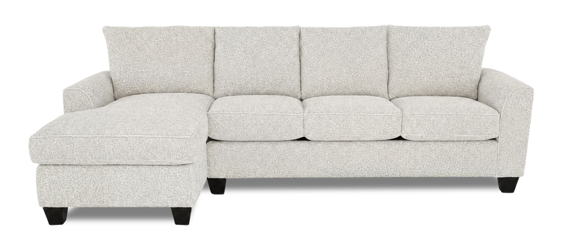 Sofa-lit sectionnel de gauche personnalisable Arc de Sofa Lab fabriqué au Canada en tissu - Teddy Riverrock