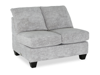  Causeuse sans accoudoirs personnalisable Arc de Sofa Lab de 46 po fabriquée au Canada en tissu - Plush Oyster