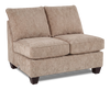 Causeuse sans accoudoirs personnalisable Arc de Sofa Lab de 46 po fabriquée au Canada en tissu - Chenille Praline