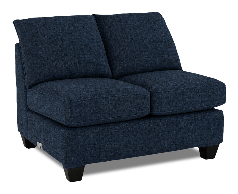 Causeuse sans accoudoirs personnalisable Arc de Sofa Lab de 46 po fabriquée au Canada en tissu - Chenille Pacific
