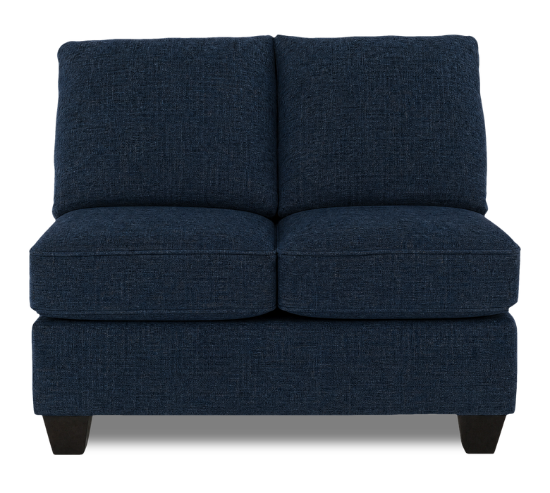 Causeuse sans accoudoirs personnalisable Arc de Sofa Lab de 46 po fabriquée au Canada en tissu - Chenille Pacific