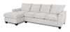 Sofa-lit sectionnel de gauche personnalisable Arc de Sofa Lab fabriqué au Canada en tissu - Plush Oyster