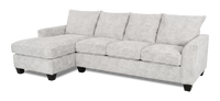  Sofa-lit sectionnel de gauche personnalisable Arc de Sofa Lab fabriqué au Canada en tissu - Plush Oyster