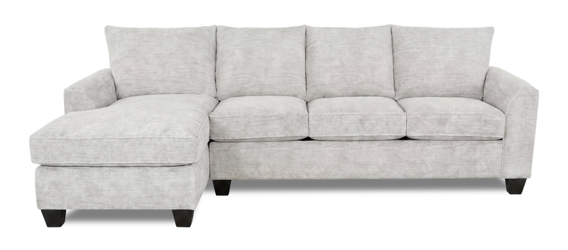 Sofa-lit sectionnel de gauche personnalisable Arc de Sofa Lab fabriqué au Canada en tissu - Plush Oyster