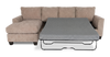 Made in Canada Customizable Sofa Lab Arc Fabric Left-Facing Sofabed Sectional - Chenille Praline | Sofa-lit sectionnel de gauche personnalisable Arc de Sofa Lab fabriqué au Canada en tissu - Chenille Praline
