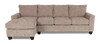 Made in Canada Customizable Sofa Lab Arc Fabric Left-Facing Sofabed Sectional - Chenille Praline | Sofa-lit sectionnel de gauche personnalisable Arc de Sofa Lab fabriqué au Canada en tissu - Chenille Praline