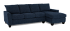 Sofa avec fauteuil long de droite personnalisable Arc de Sofa Lab fabriqué au Canada en tissu - Chenille Pacific