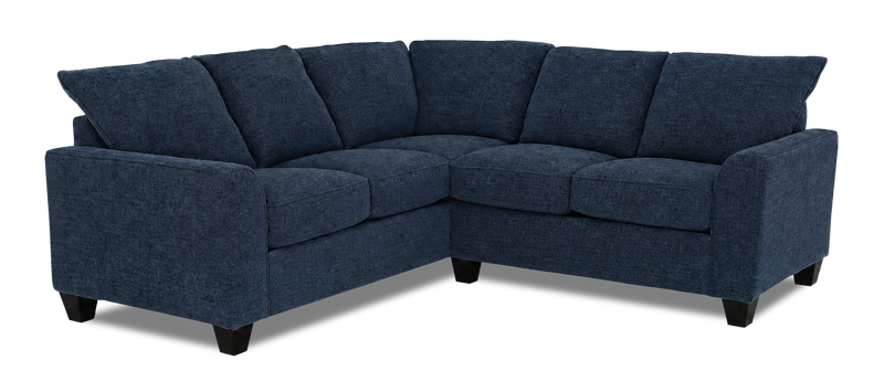Sofa sectionnel 2 pièces personnalisable Arc de Sofa Lab fabriqué au Canada en tissu - Chenille Pacific