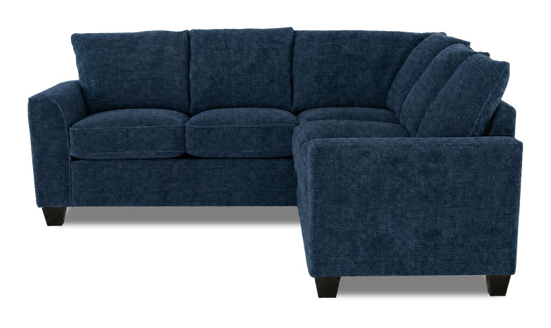 Sofa sectionnel 2 pièces personnalisable Arc de Sofa Lab fabriqué au Canada en tissu - Chenille Pacific