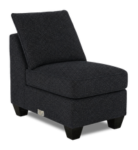  Fauteuil sans accoudoirs personnalisable Curve de Sofa Lab de 24 po fabriqué au Canada en tissu  - Teddy Raven