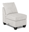 Fauteuil sans accoudoirs personnalisable Arc de Sofa Lab de 23 po fabriqué au Canada en tissu - Plush Oyster