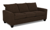Sofa-lits personnalisable Arc de Sofa Lab de 38 po fabriqué au Canada en tissu - Teddy Walnut