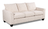 Sofa-lits personnalisable Arc de Sofa Lab de 38 po fabriqué au Canada en tissu - Chenille White