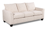  Sofa-lits personnalisable Arc de Sofa Lab de 38 po fabriqué au Canada en tissu - Chenille White