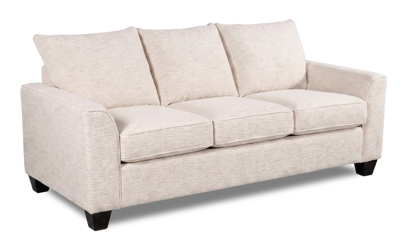 Sofa-lits personnalisable Arc de Sofa Lab de 38 po fabriqué au Canada en tissu - Chenille White