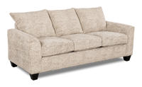  Sofa-lits personnalisable Arc de Sofa Lab de 38 po fabriqué au Canada en tissu - Plush Parchment