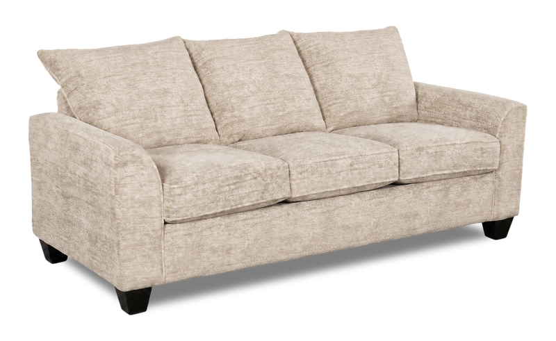 Sofa-lits personnalisable Arc de Sofa Lab de 38 po fabriqué au Canada en tissu - Plush Parchment