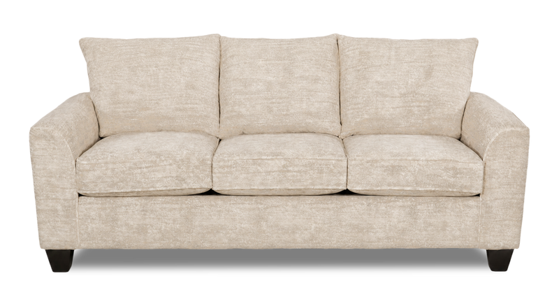 Sofa-lits personnalisable Arc de Sofa Lab de 38 po fabriqué au Canada en tissu - Plush Parchment