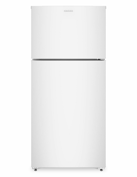 Réfrigérateur Amana large de 14 pi3 et de 28 po à congélateur supérieur avec grand bac à légumes - blanc - ARTX2314TW