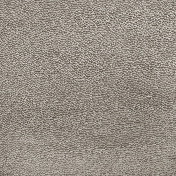 Fauteuil pivotant, coulissant et inclinable Asher de 31,5 po en cuir véritable - gris clair