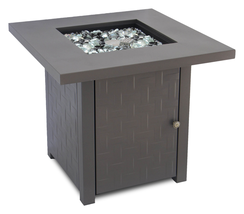 Foyer-table Aster convertible au propane ou au gaz naturel de 28 po (L) et de 40 000 BTU en métal