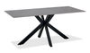 Atlas Dining Table with Sintered Stone Top, 71"W, Metal - Grey/Black | Table de salle à manger Atlas de 71 po (L) en métal avec dessus en pierre frittée - grise et noire