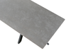 Atlas Dining Table with Sintered Stone Top, 71"W, Metal - Grey/Black | Table de salle à manger Atlas de 71 po (L) en métal avec dessus en pierre frittée - grise et noire