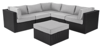Ensemble Barbados 5 pièces pour la terrasse - gris