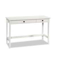  Bureau Bexley de 47,17 po à 2 tiroirs - blanc doux