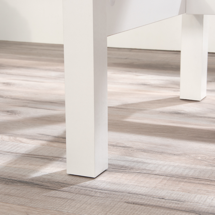 Bureau Bexley de 47,17 po à 2 tiroirs - blanc doux