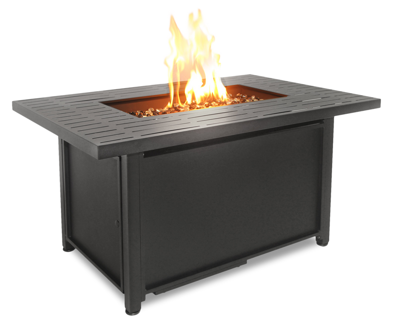 Foyer-table Blaze convertible au propane ou au gaz naturel de 42 po (L) et de 50 000 BTU en métal