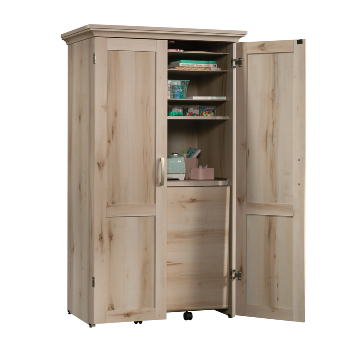Armoire décorative de rangement Boon de 35,12 po avec surface de travail pliable - érable Pacifique