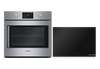 Surface de cuisson à induction de 30 po et four mural électrique de 4,6 pi3 de Bosch - noir et acier inoxydable
