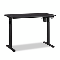 Bureau Caelen de 47,24 po à hauteur réglable - noir