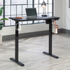 Caelen 47.24" Adjustable Height Office Desk – Black | Bureau Caelen de 47,24 po à hauteur réglable - noir