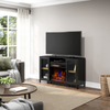 Cayman 54” Contemporary Electric Fireplace TV Stand for TVs up to 58” – Dark Walnut | Meuble pour téléviseur contemporain Cayman de 54 po avec foyer électrique pour téléviseurs jusqu’à 58 po - noyer foncé