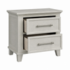 Celine Bedside 2-Drawer Nightstand, 28"W x 26"H – Ivory | Table de nuit Celine de 28 po (L) x 26 po (H) à 2 tiroirs - ivoire