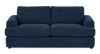 Made in Canada Customizable Sofa Lab Curve 86" Fabric Condo Sofa  – Chenille Pacific | Sofa personnalisable Curve de Sofa Lab de 86 po de format condo fabriqué au Canada en tissu - Chenille Pacific
