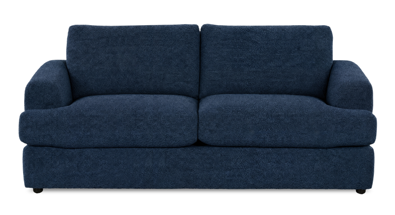 Sofa personnalisable Curve de Sofa Lab de 86 po de format condo fabriqué au Canada en tissu - Chenille Pacific