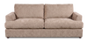 Made in Canada Customizable Sofa Lab Curve 88" Fabric Sofa – Chenille Praline | Sofa personnalisable Curve de Sofa Lab de 88 po fabriqué au Canada en tissu - Chenille Praline