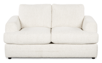 Causeuse personnalisable Curve de Sofa Lab de 65 po fabriqué au Canada en tissu - Teddy Riverrock