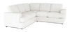 Sofa sectionnel 2 pièces personnalisable Curve de Sofa Lab fabriqué au Canada en tissu - Teddy Snow