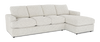 Sofa-lit sectionnel de droite personnalisable Curve de Sofa Lab fabriqué au Canada en tissu - Teddy Riverrock