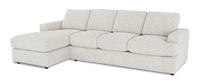  Sofa-lit sectionnel de gauche personnalisable Curve de Sofa Lab fabriqué au Canada en tissu - Teddy Riverrock