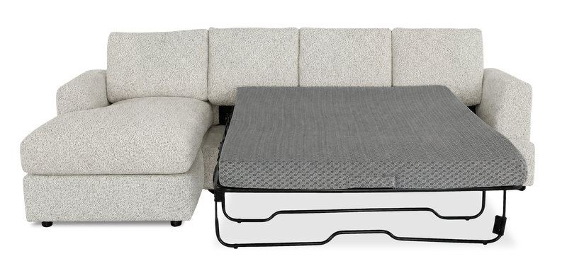 Sofa-lit sectionnel de gauche personnalisable Curve de Sofa Lab fabriqué au Canada en tissu - Teddy Riverrock