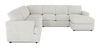 Made in Canada Customizable Sofa Lab Curve 4-Piece Right-Facing Sectional with Chaise - Teddy Riverrock | Sofa sectionnel de droite 4 pièces avec fauteuil long personnalisable Curve de Sofa Lab fabriqué au Canada en tissu - Teddy Riverrock