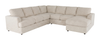Made in Canada Customizable Sofa Lab Curve 4-Piece Right-Facing Sectional with Chaise - Chenille White | Sofa sectionnel de droite 4 pièces avec fauteuil long personnalisable Curve de Sofa Lab fabriqué au Canada en tissu - Chenille White