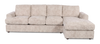 Made in Canada Customizable Sofa Lab Curve Fabric Right-Facing Sofabed Sectional - Plush Parchment | Sofa-lit sectionnel de droite personnalisable Curve de Sofa Lab fabriqué au Canada en tissu - Plush Parchment