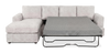 Made in Canada Customizable Sofa Lab Curve Fabric Left-Facing Sofabed Sectional - Plush Oyster | Sofa-lit sectionnel de gauche personnalisable Curve de Sofa Lab fabriqué au Canada en tissu - Plush Oyster